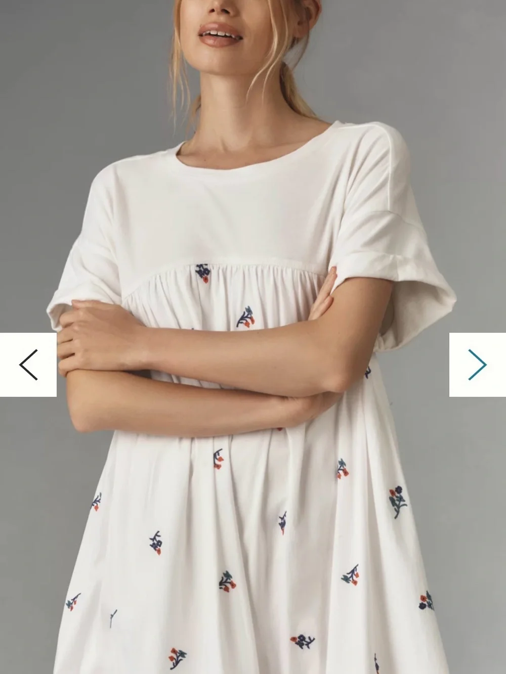 Pilcro Short-Sleeve T-Shirt Midi Dress size XL - Picture 4 of 9